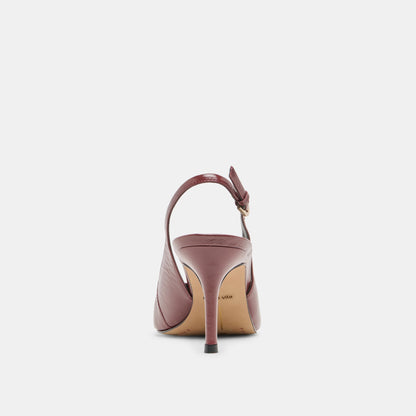 Dolce Vita SHOES | Elasi Oxblood Crinkle Heels