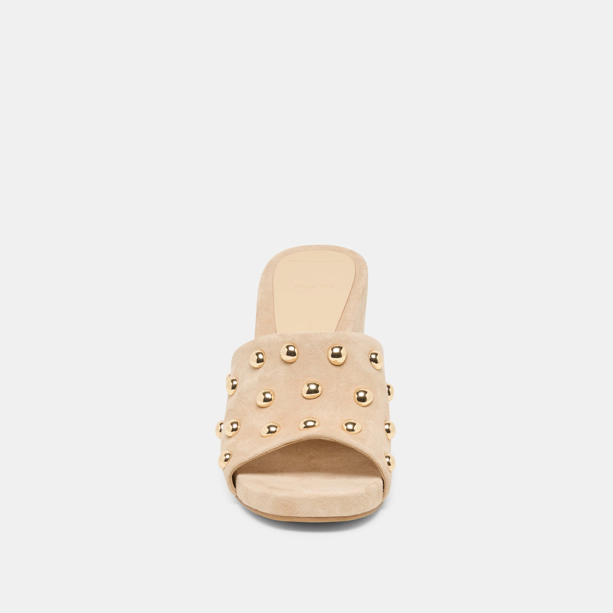 Dolce Vita SHOES | Holta Stud Camel Suede Wedges