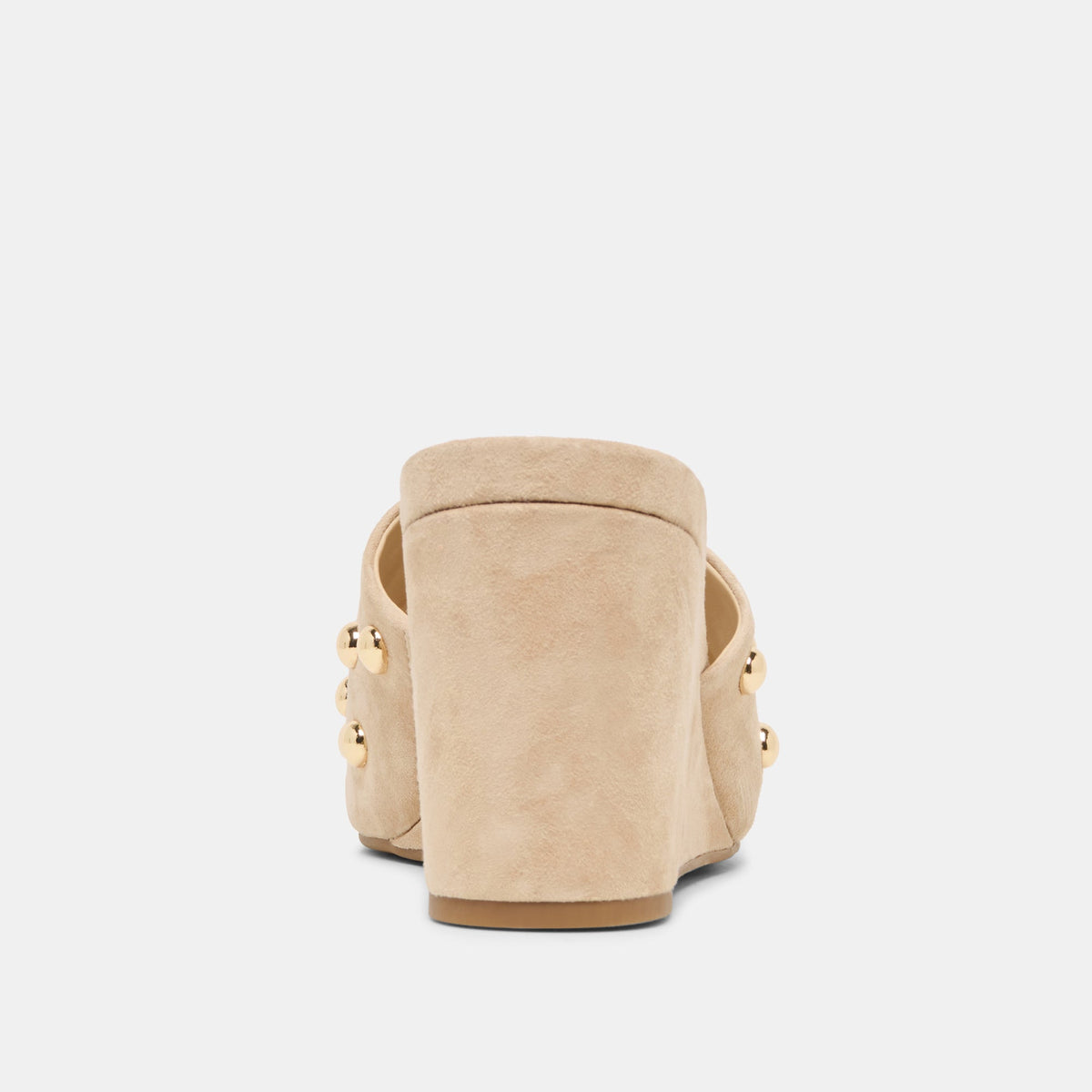 Dolce Vita SHOES | Holta Stud Camel Suede Wedges