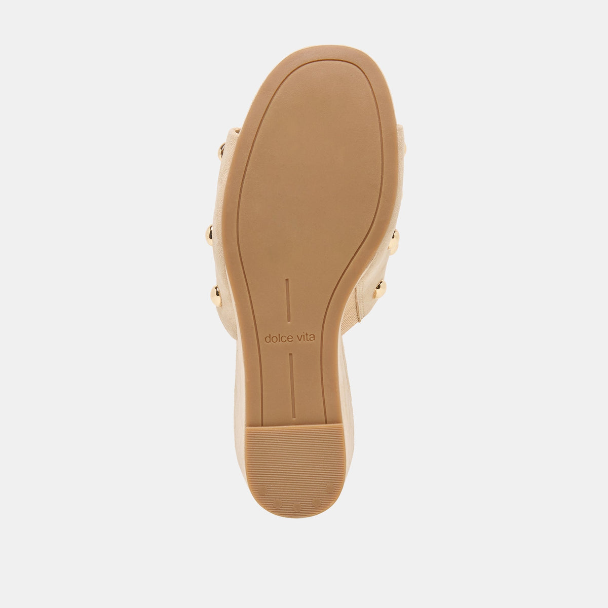 Dolce Vita SHOES | Holta Stud Camel Suede Wedges