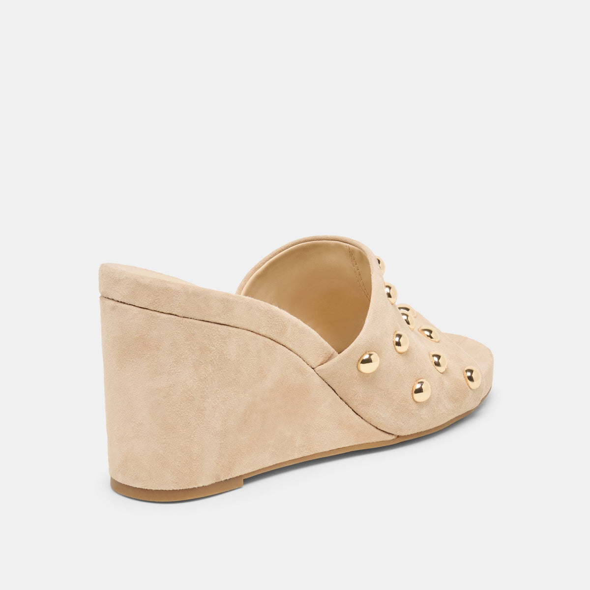 Dolce Vita SHOES | Holta Stud Camel Suede Wedges