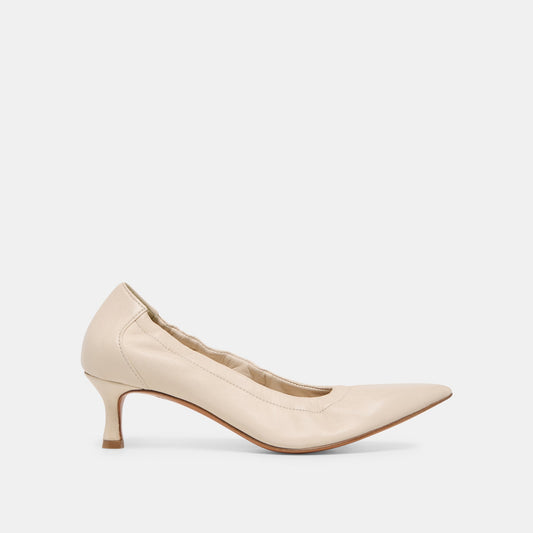 Dolce Vita SHOES | Celtin Off White Leather Heels