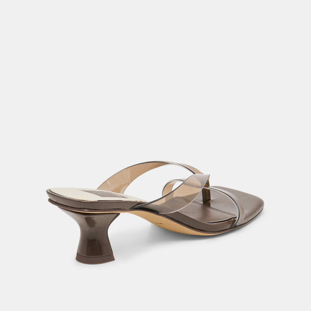 Dolce Vita SHOES | Brevel Vinyl Wide Dk Brown Jelly Heels
