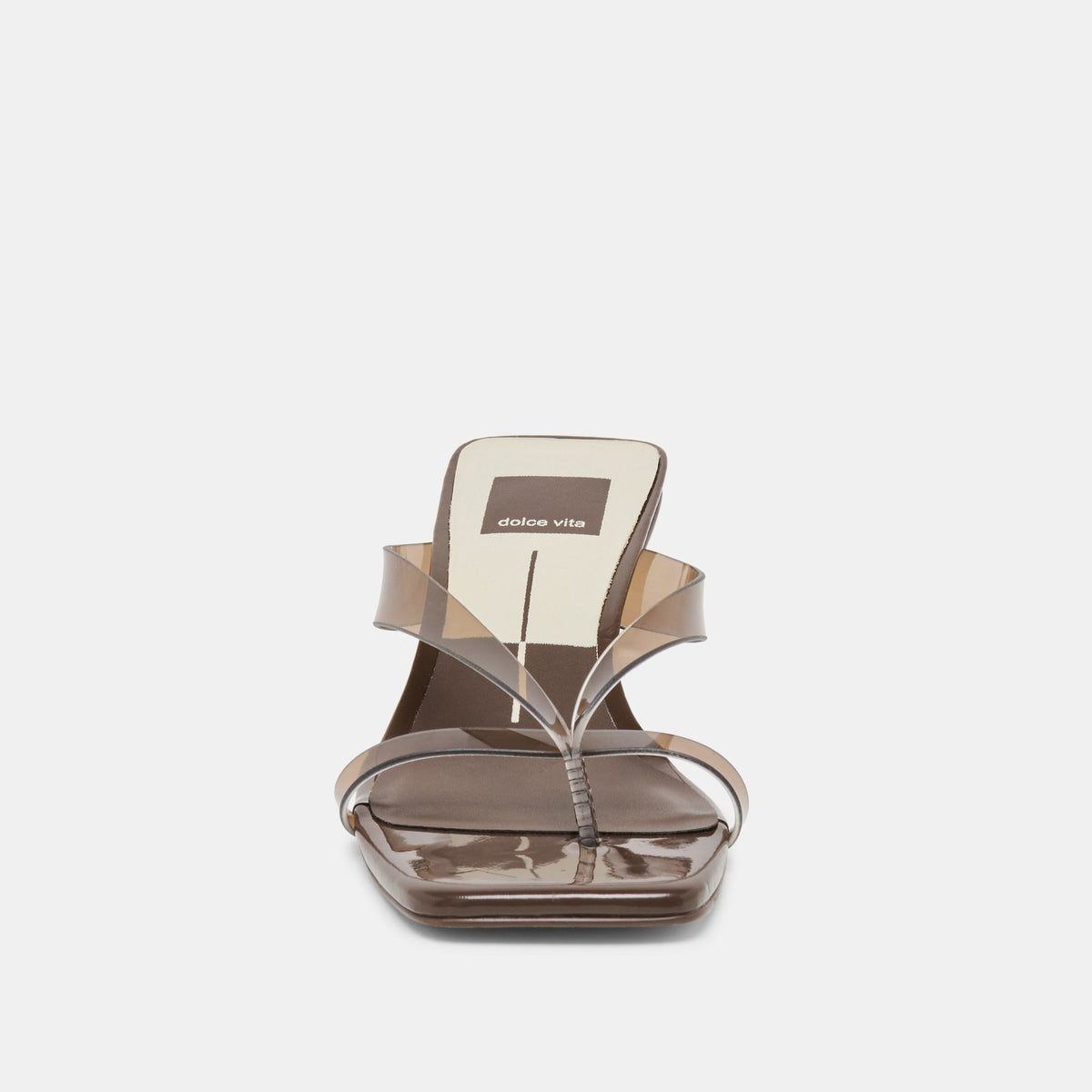 Dolce Vita SHOES | Brevel Vinyl Wide Dk Brown Jelly Heels