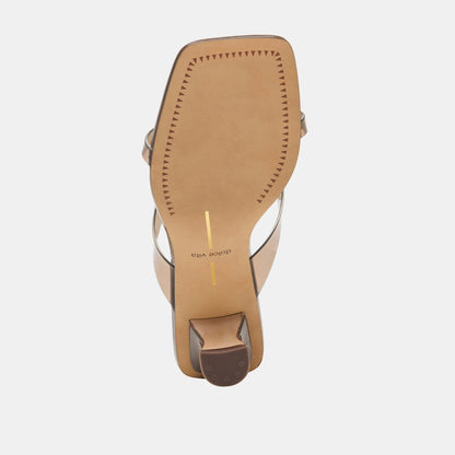 Dolce Vita SHOES | Brevel Vinyl Wide Dk Brown Jelly Heels