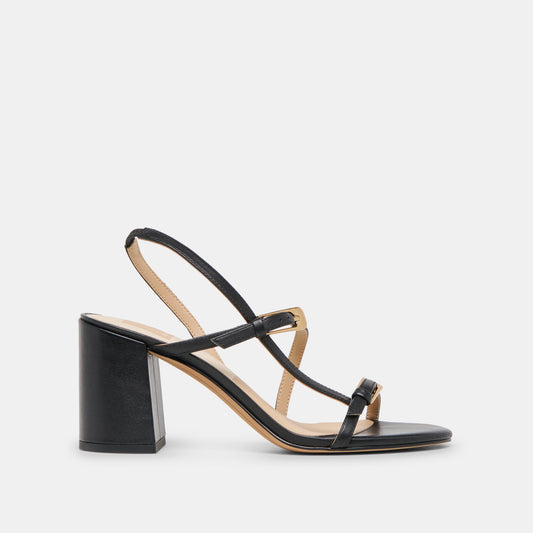 Dolce Vita SHOES | Faye Black Leather Heels