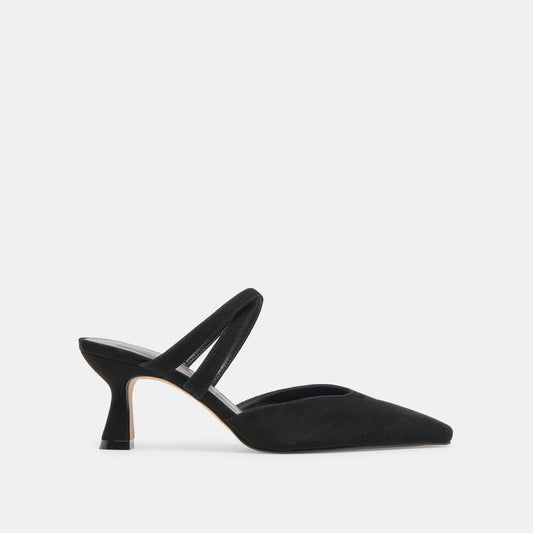 Dolce Vita SHOES | Linore Onyx Suede Heels