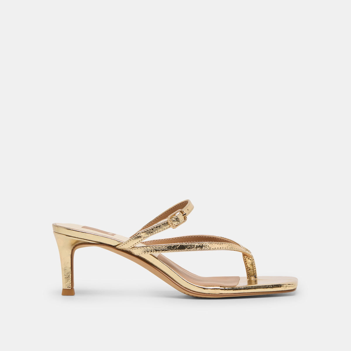 Dolce Vita SHOES | Biaga Gold Distressed Leather Heels