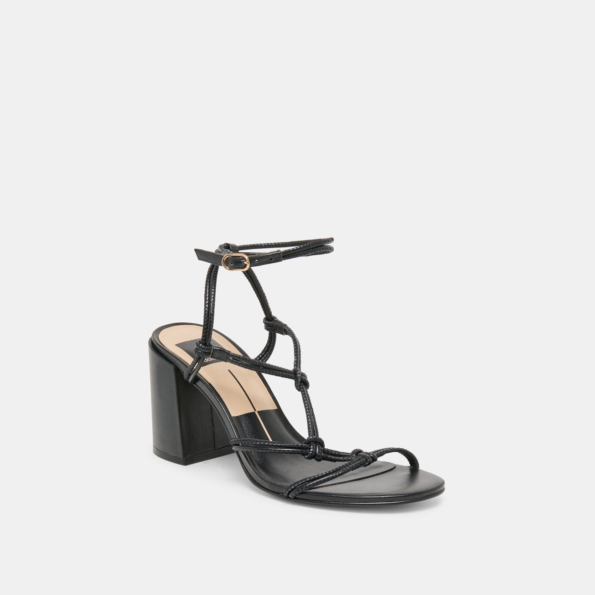 Dolce Vita SHOES | Fizzy Black Leather Heels