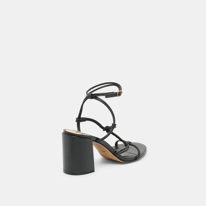 Dolce Vita SHOES | Fizzy Black Leather Heels