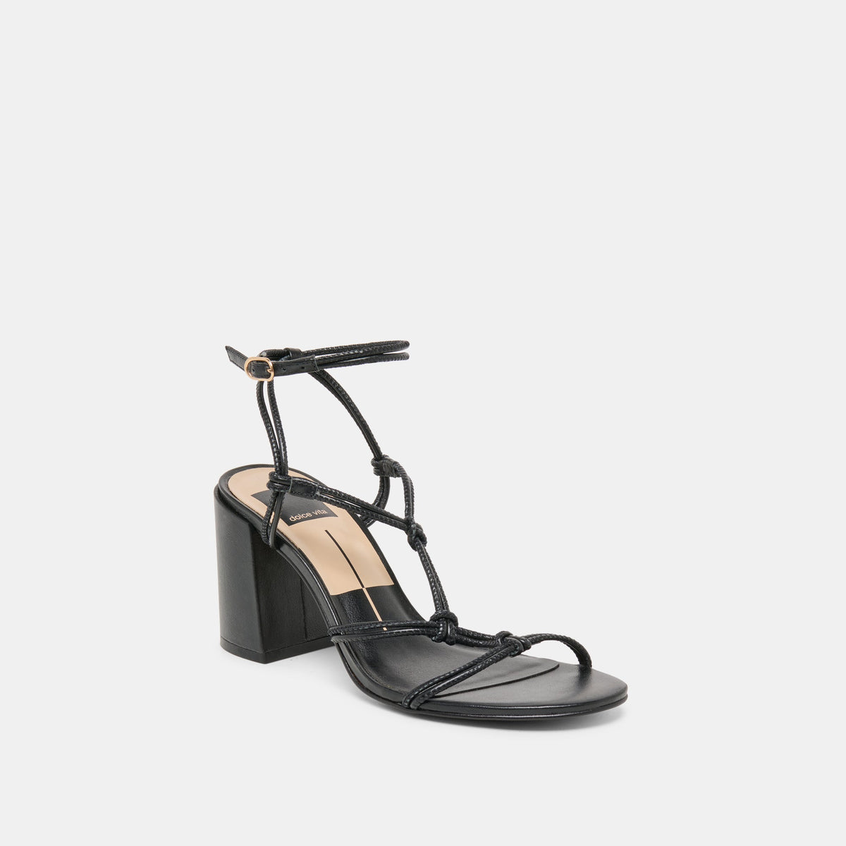 Dolce Vita SHOES | Fizzy Black Leather Heels