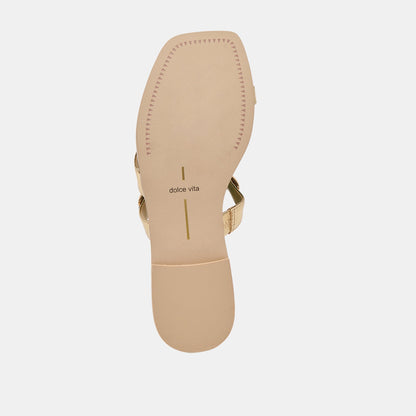 Dolce Vita SHOES | Tarina Gold Leather Sandals