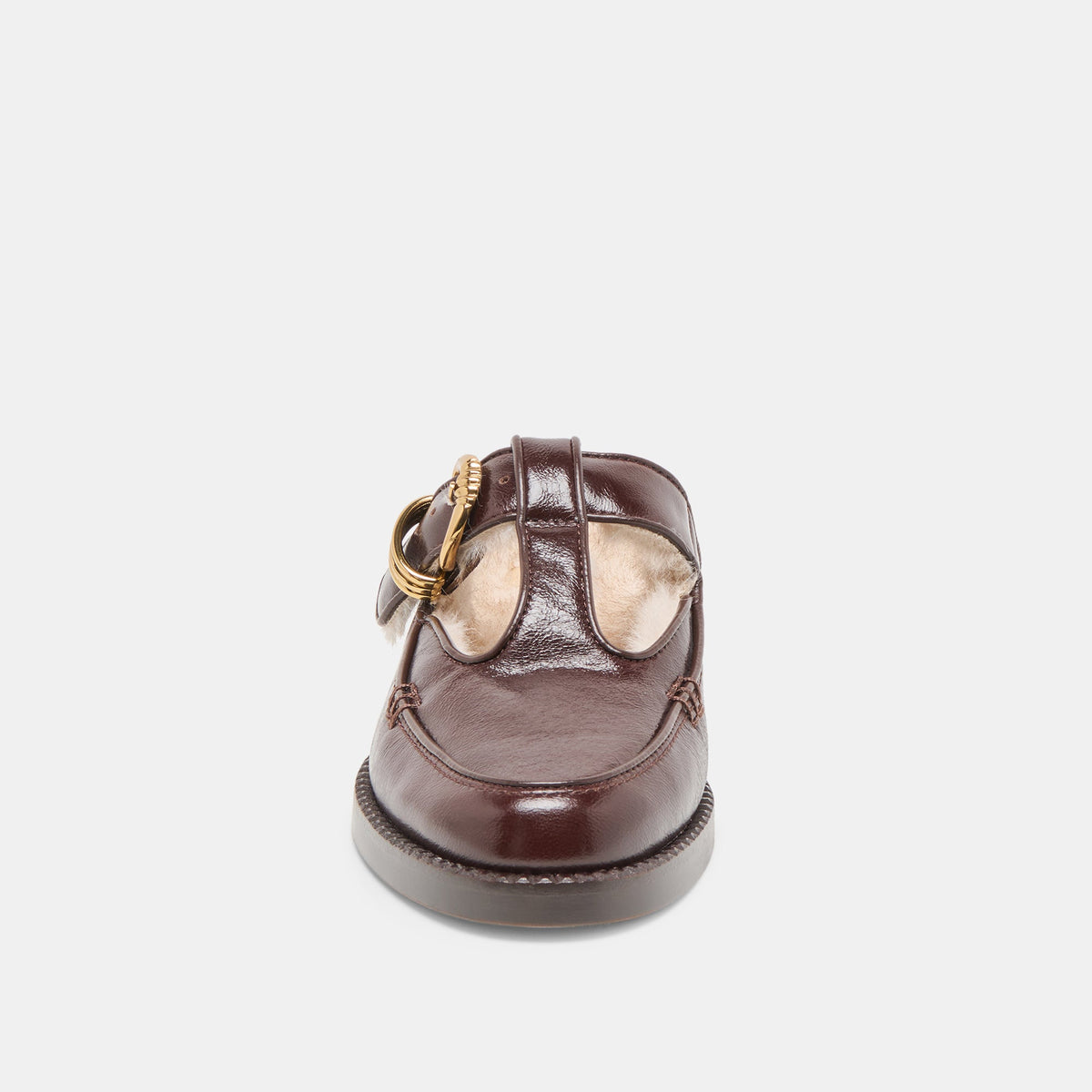 Dolce Vita SHOES | Harlah Plush Chocolate Leather Flats