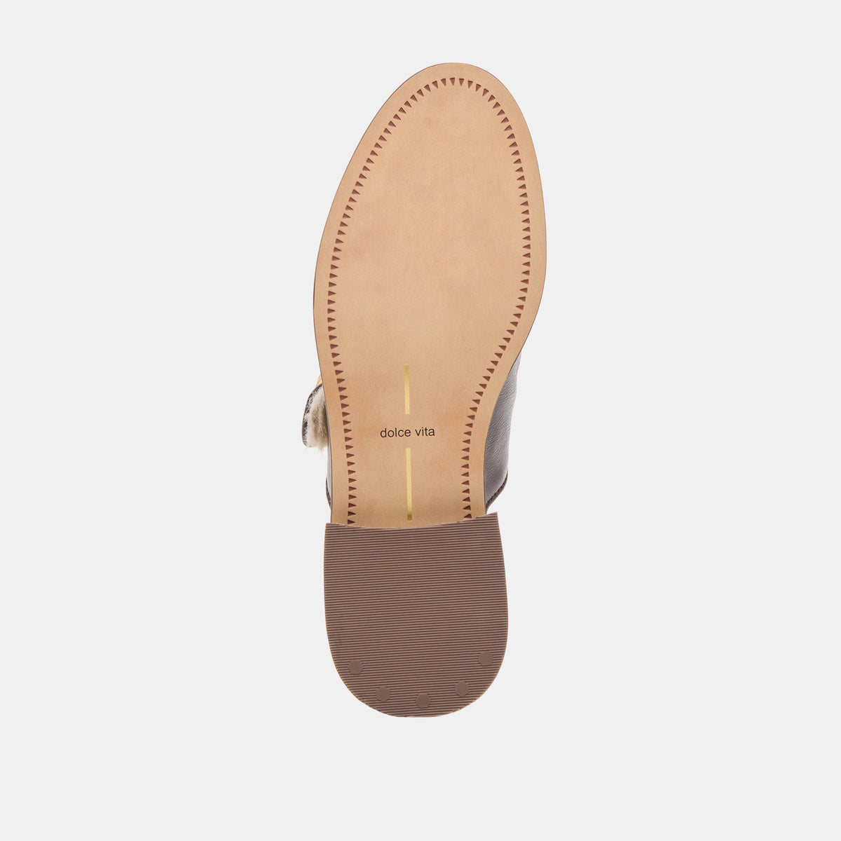 Dolce Vita SHOES | Harlah Plush Chocolate Leather Flats