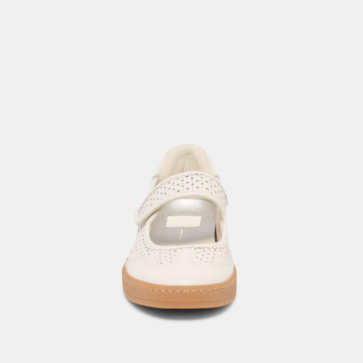 Dolce Vita SHOES | Nanet White Perforated Leather Sneakers