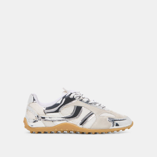 Dolce Vita SHOES | Myles Silver Multi Leather Sneakers