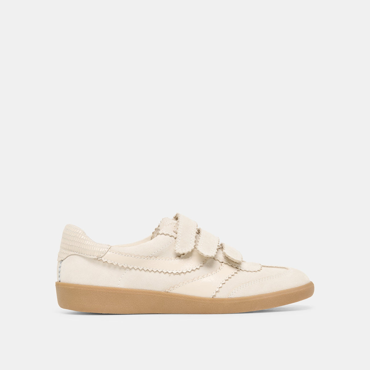 Dolce Vita SHOES | Merit Velcro Ivory Leather Sneakers