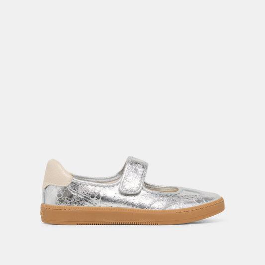 Dolce Vita SHOES | Nanet Silver Leather Sneakers