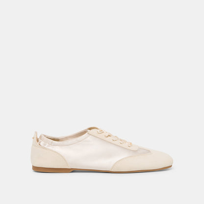 Dolce Vita SHOES | Itzy Vanilla Satin Sneakers