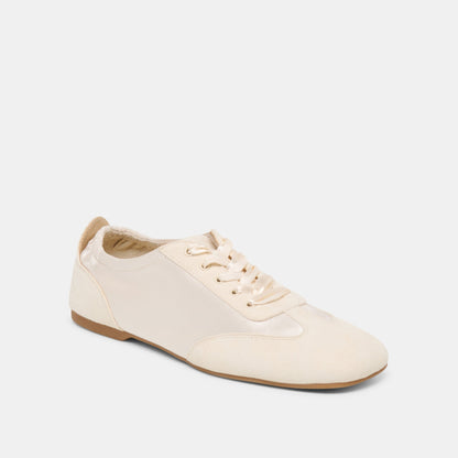 Dolce Vita SHOES | Itzy Vanilla Satin Sneakers