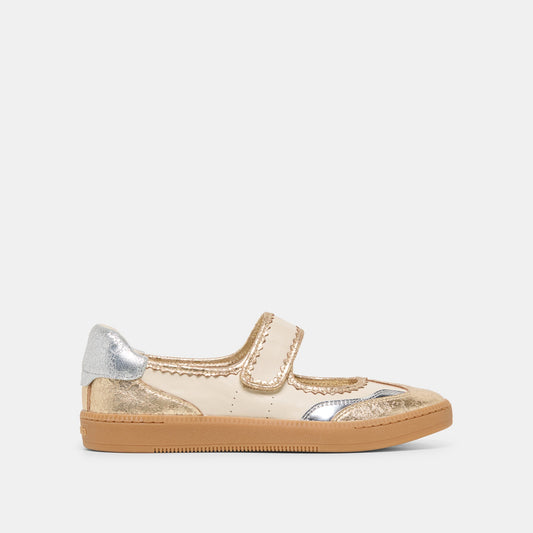 Dolce Vita SHOES | NANET Metallic Multi Leather Mary-Jane Sneakers