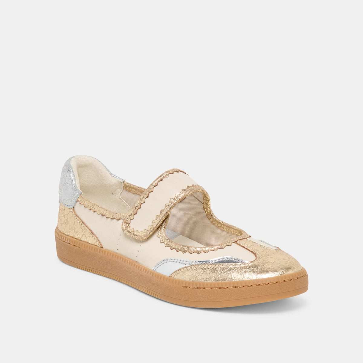 Dolce Vita SHOES | NANET Metallic Multi Leather Mary-Jane Sneakers