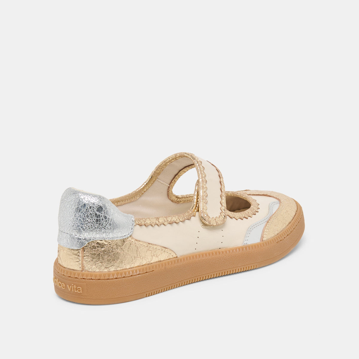 Dolce Vita SHOES | NANET Metallic Multi Leather Mary-Jane Sneakers