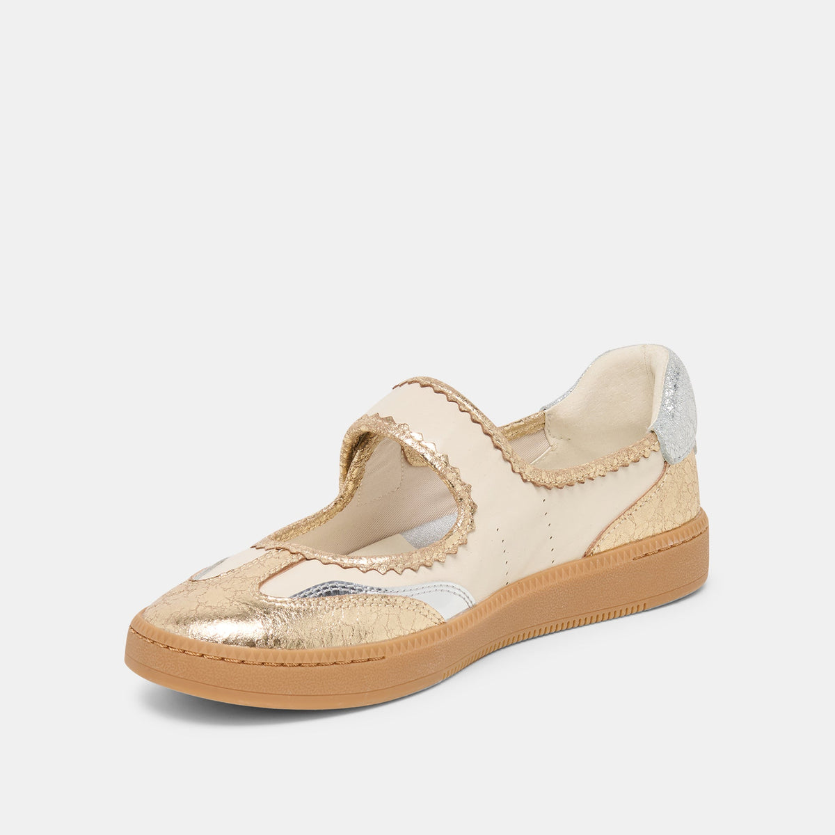 Dolce Vita SHOES | NANET Metallic Multi Leather Mary-Jane Sneakers