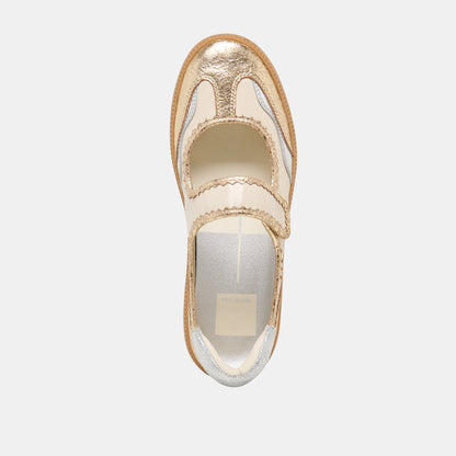 Dolce Vita SHOES | NANET Metallic Multi Leather Mary-Jane Sneakers