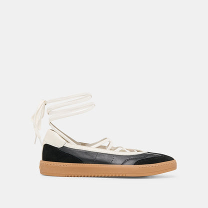 Dolce Vita SHOES | Nyomie Black Leather Sneakers