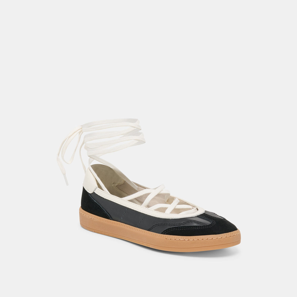 Dolce Vita SHOES | Nyomie Black Leather Sneakers