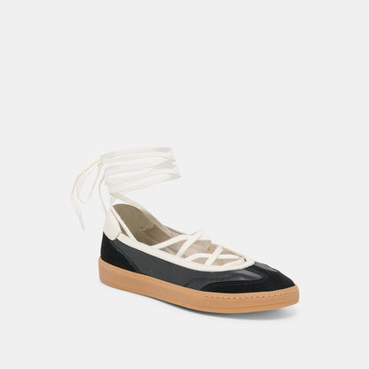 Dolce Vita SHOES | Nyomie Black Leather Sneakers