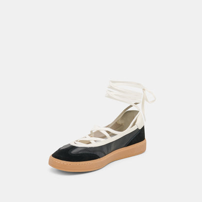 Dolce Vita SHOES | Nyomie Black Leather Sneakers