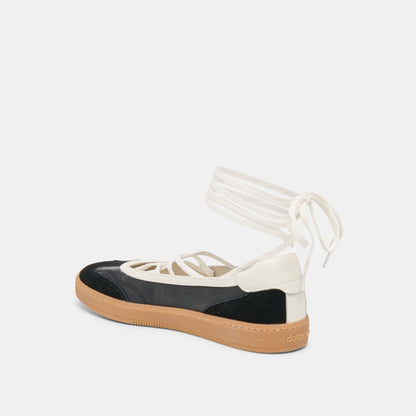 Dolce Vita SHOES | Nyomie Black Leather Sneakers