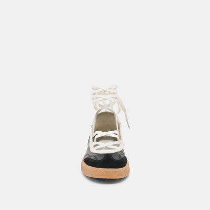 Dolce Vita SHOES | Nyomie Black Leather Sneakers
