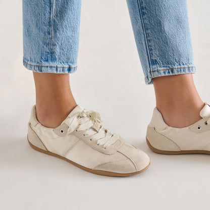 Dolce Vita SHOES | Dakoda Off White Satin Sneakers