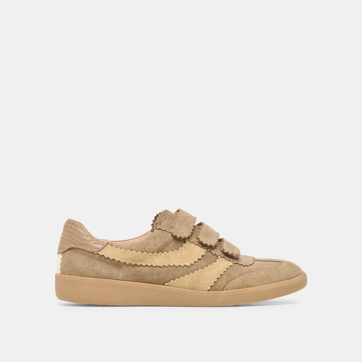 Dolce Vita SHOES | Merit Velcro Taupe Multi Leather Sneakers
