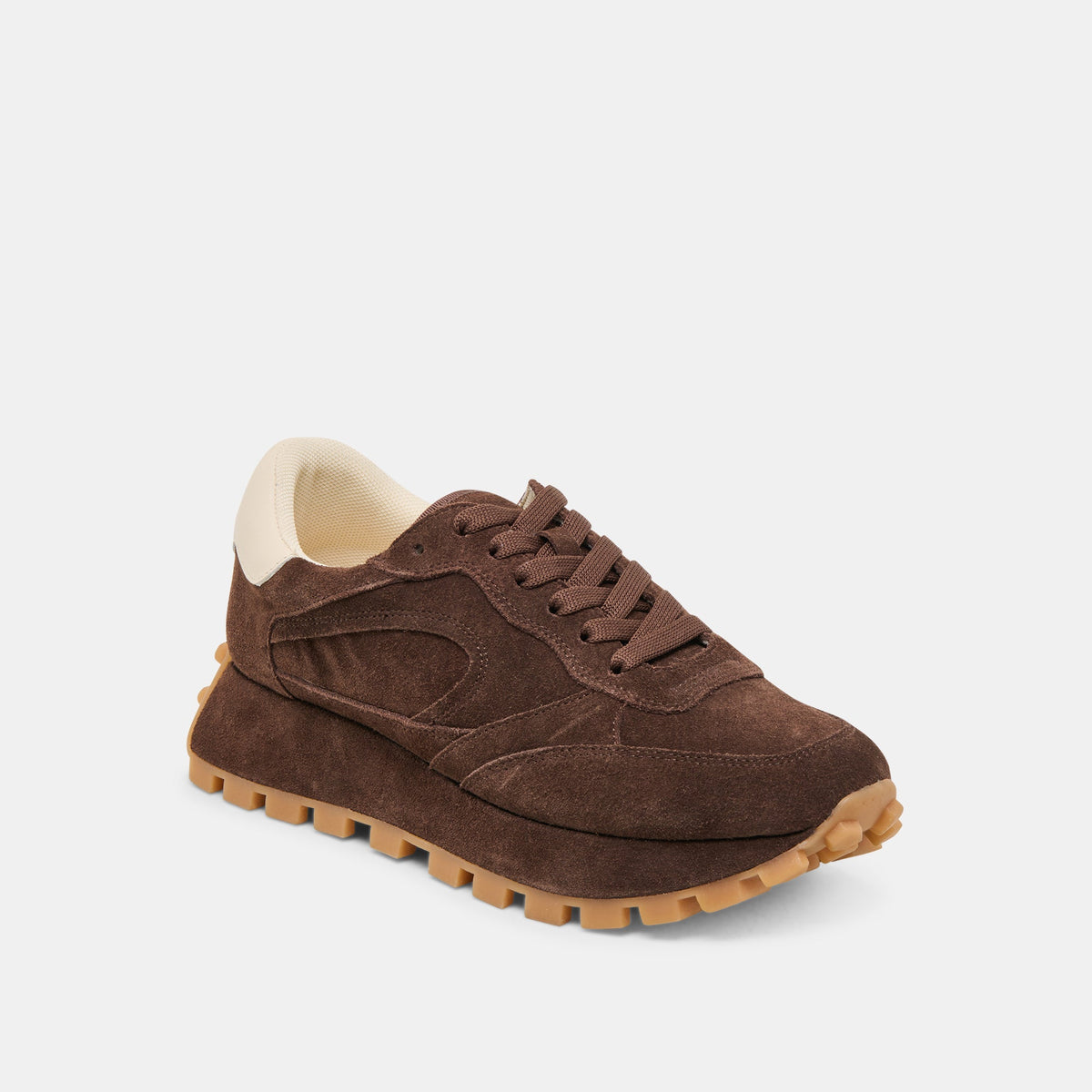 Dolce Vita SHOES | Tricia Dk Brown Suede Sneakers