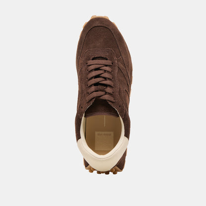 Dolce Vita SHOES | Tricia Dk Brown Suede Sneakers