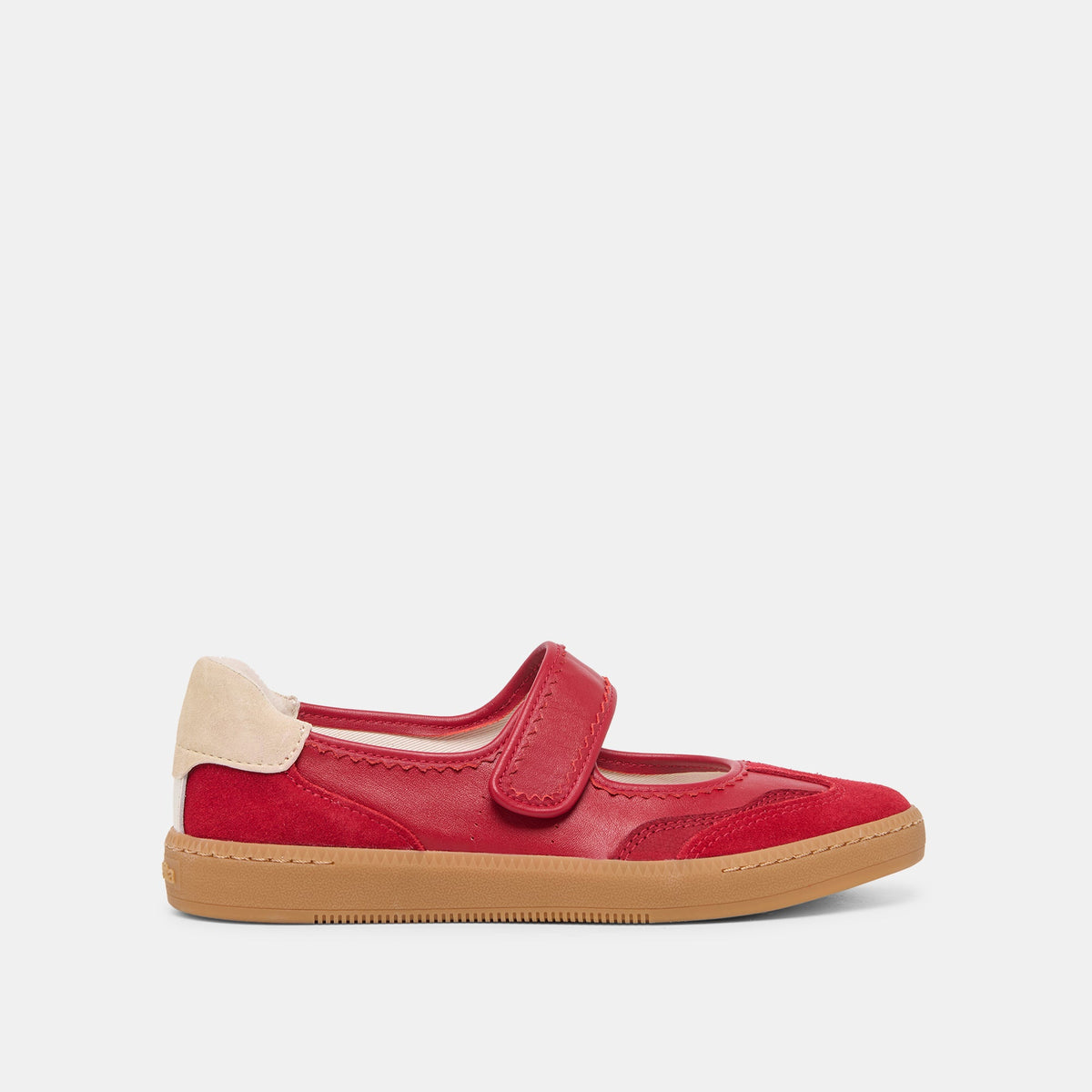 Dolce Vita SHOES | Nanet Crimson Leather Sneakers