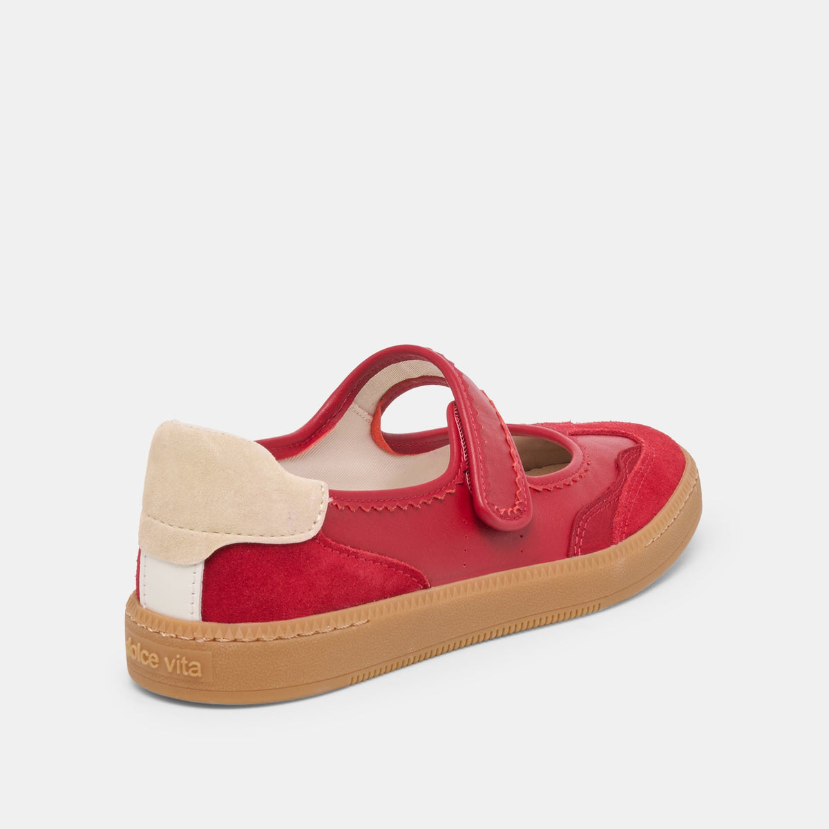 Dolce Vita SHOES | Nanet Crimson Leather Sneakers
