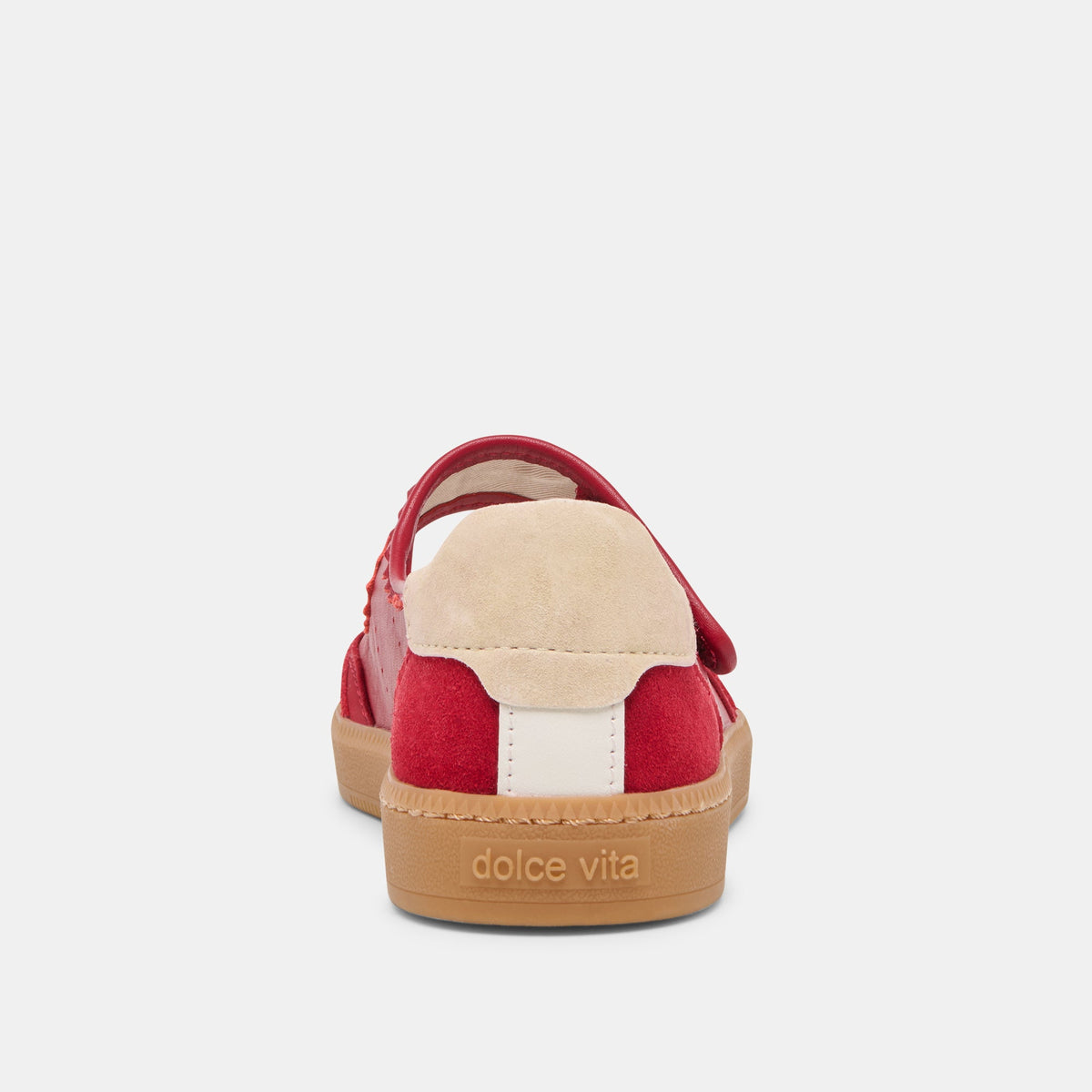 Dolce Vita SHOES | Nanet Crimson Leather Sneakers