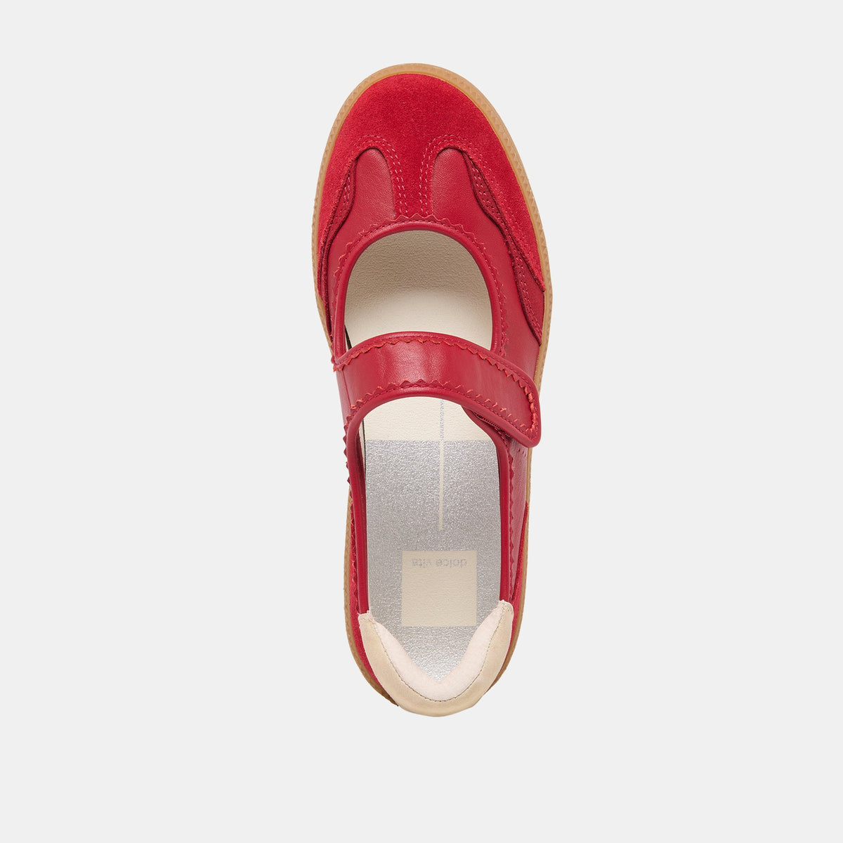 Dolce Vita SHOES | Nanet Crimson Leather Sneakers