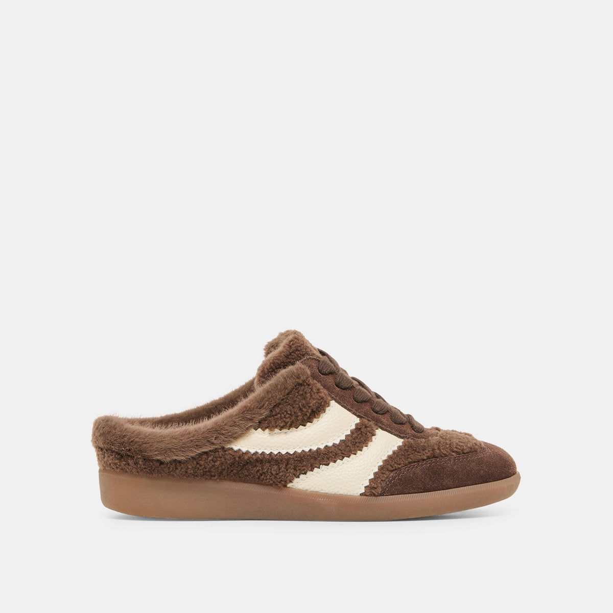 Dolce Vita SHOES | Merit Slide Plush Dk Brown Plush Sneakers