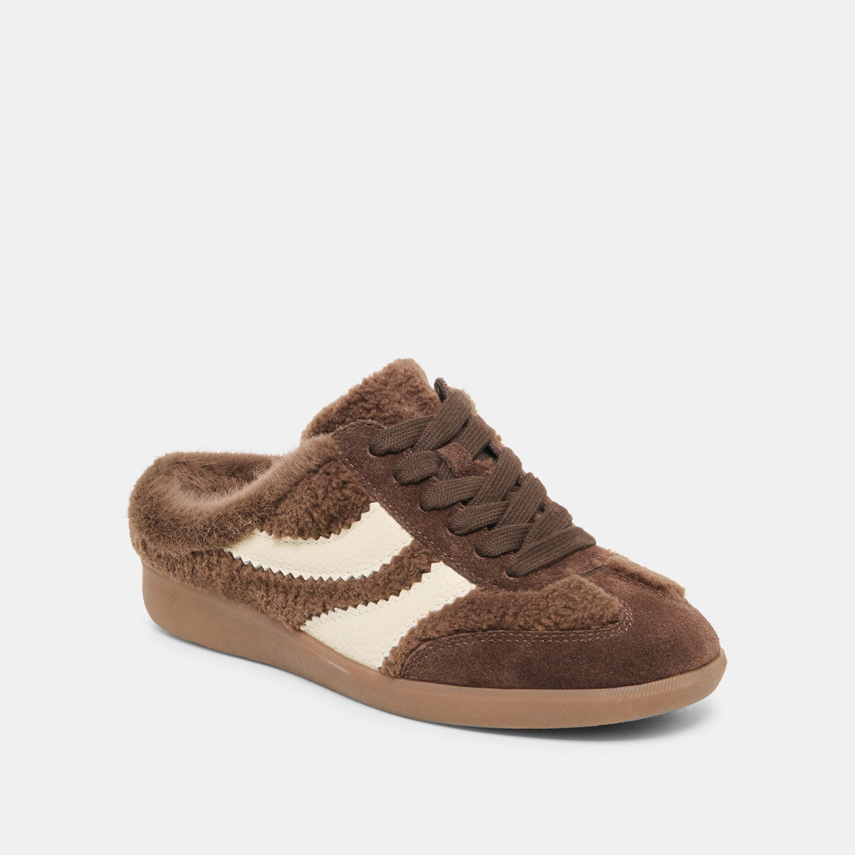 Dolce Vita SHOES | Merit Slide Plush Dk Brown Plush Sneakers
