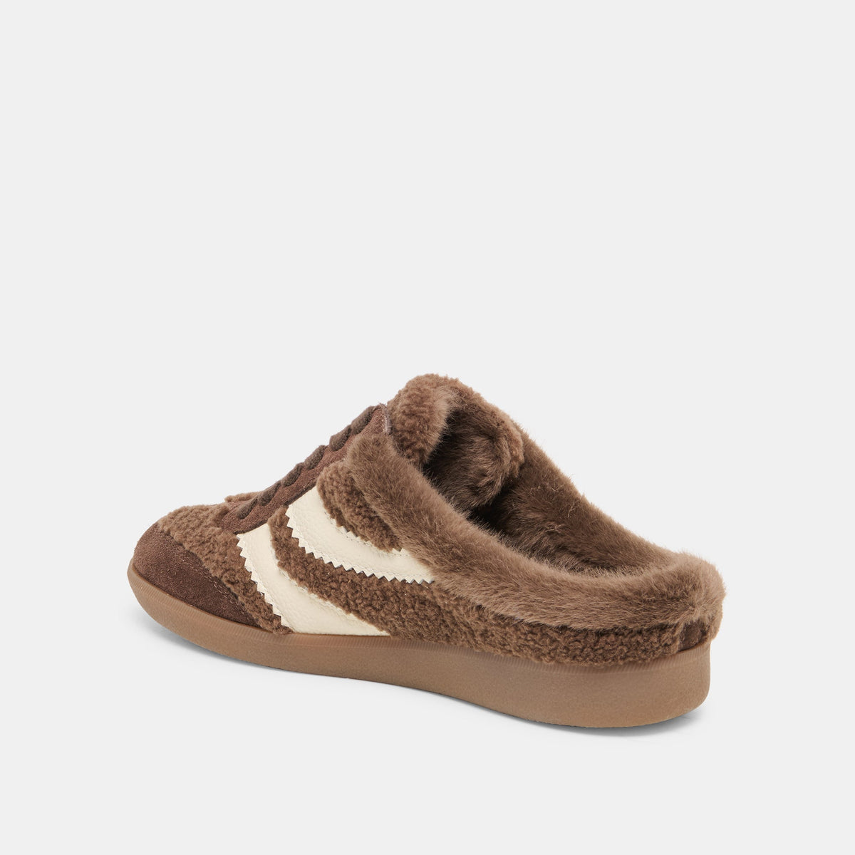 Dolce Vita SHOES | Merit Slide Plush Dk Brown Plush Sneakers