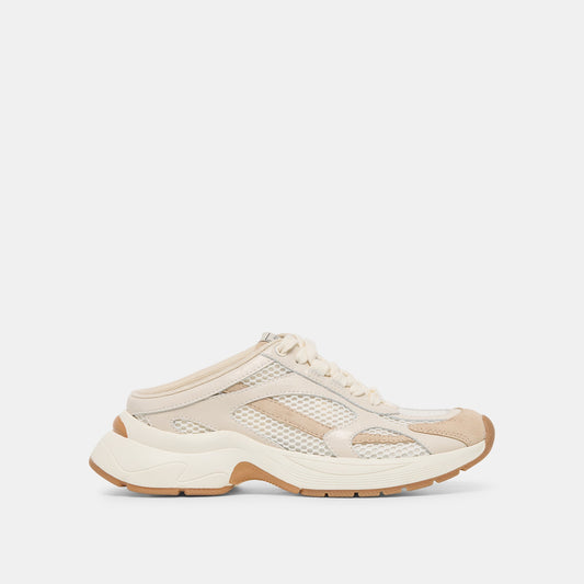 Dolce Vita SHOES | SWAYZY Ivory Multi Suede Platform Slip-on Sneakers