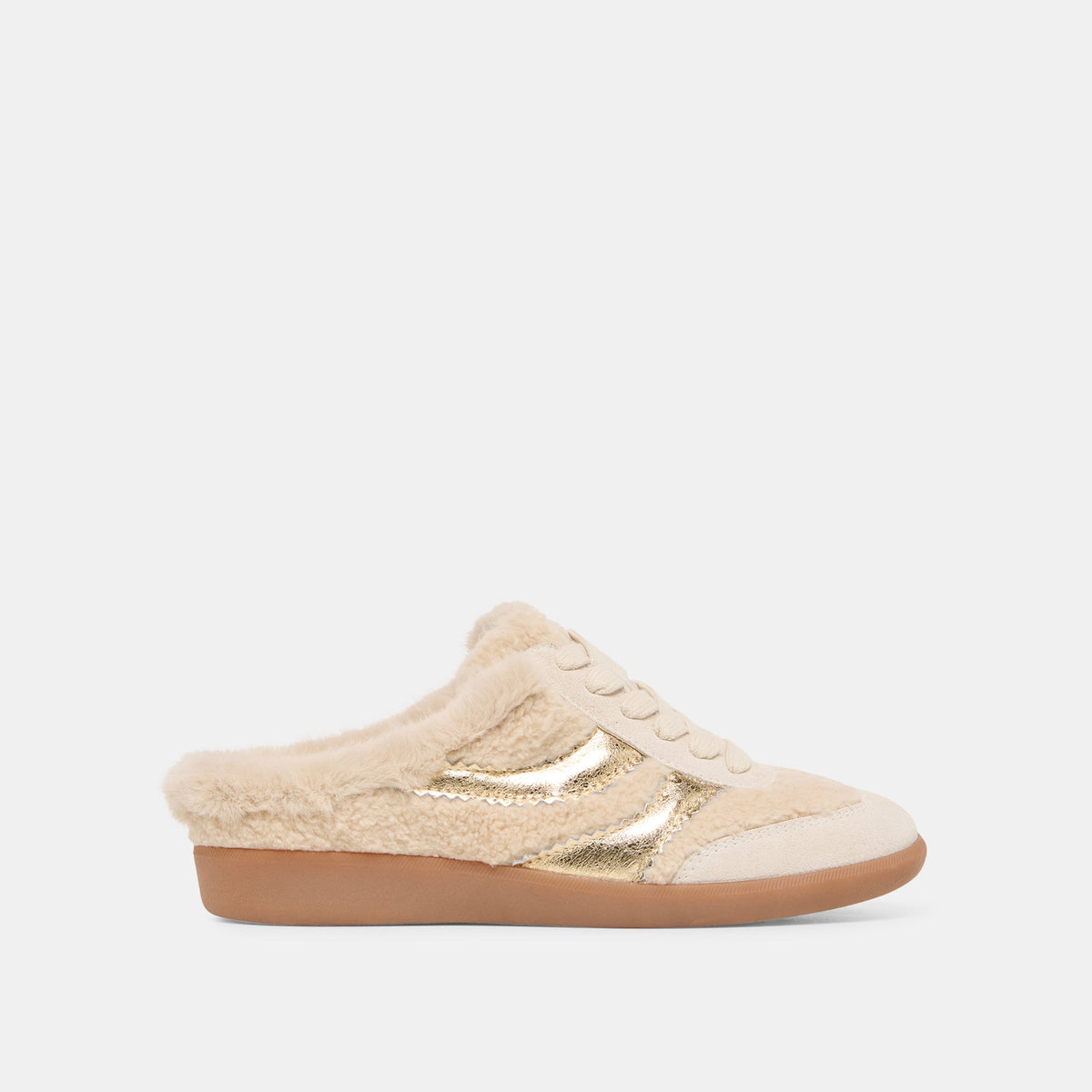 Dolce Vita SHOES | Merit Slide Plush Natural Multi Plush Sneakers