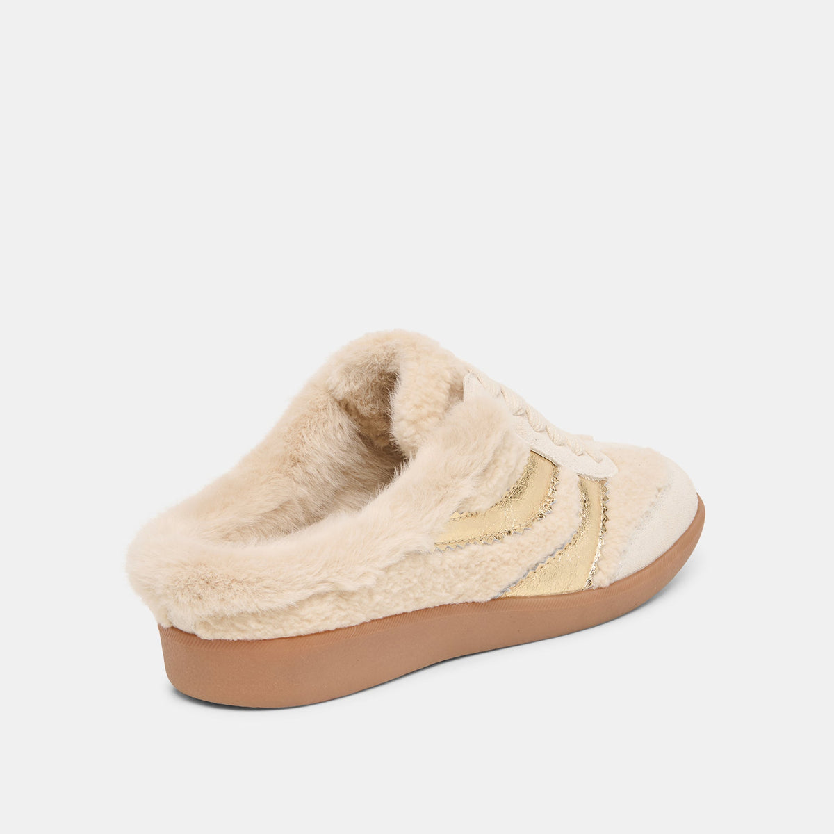 Dolce Vita SHOES | Merit Slide Plush Natural Multi Plush Sneakers
