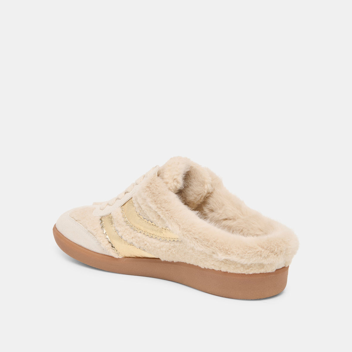Dolce Vita SHOES | Merit Slide Plush Natural Multi Plush Sneakers